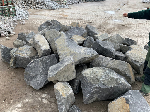 Granit sprængsten sort