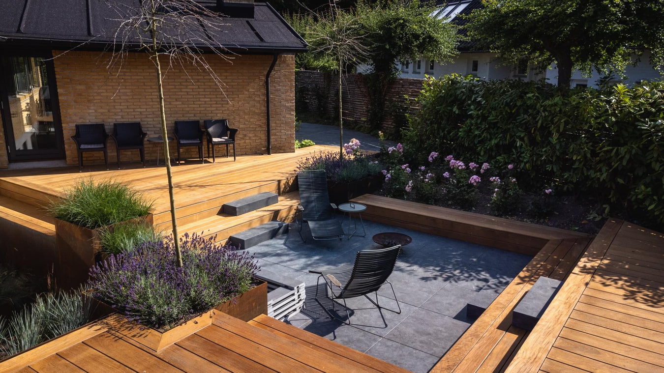 Kongsberg Trin og terrasse kalksten i natursten