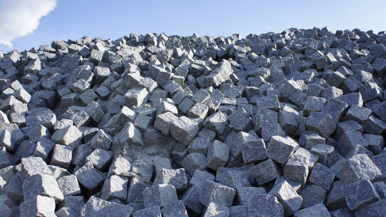 Nordisk Chaussesten Kløvet i bunke