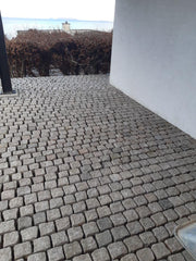 Nordisk kløvet Chaussesten granit natursten