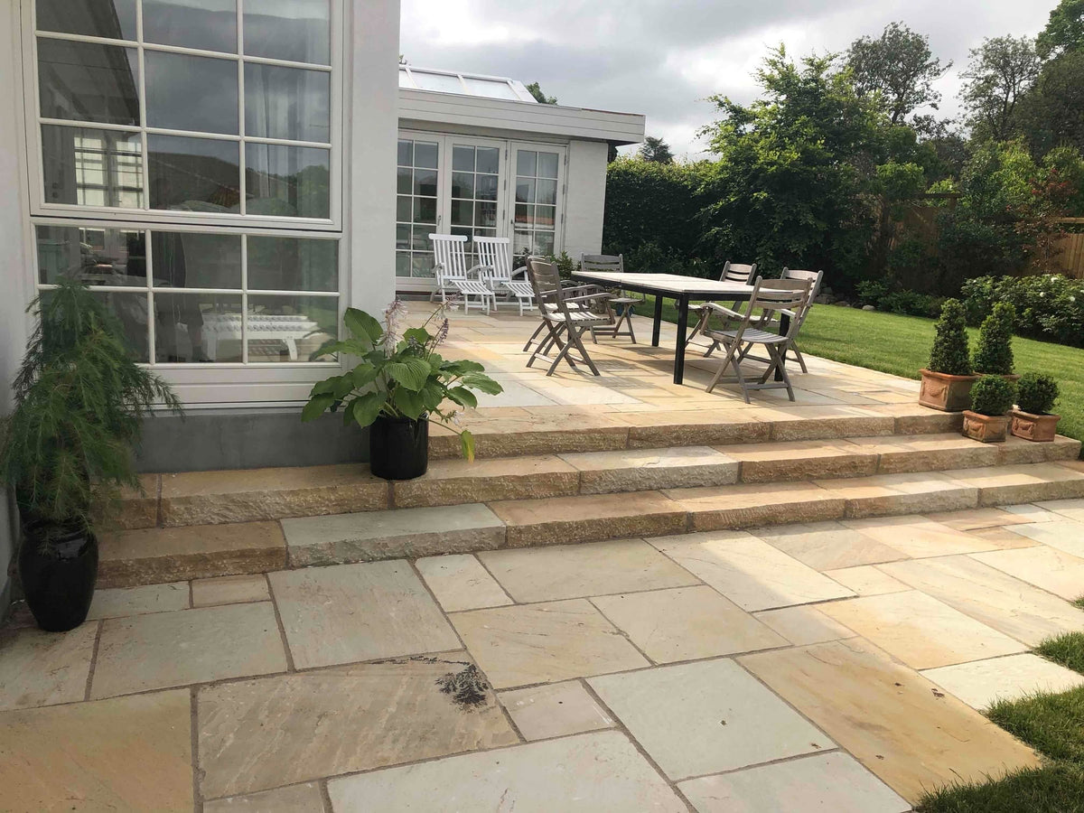 Sahara_Sandsten_Trin og terrasse i natursten