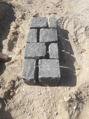 Sort_indisk_granit chaussesten natursten